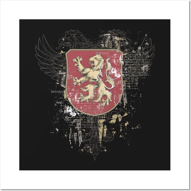 Coat of Arms Shield Wall Art by jm2616